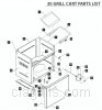 Exploded parts diagram for model: BGB30-BQRL (pre 2006)